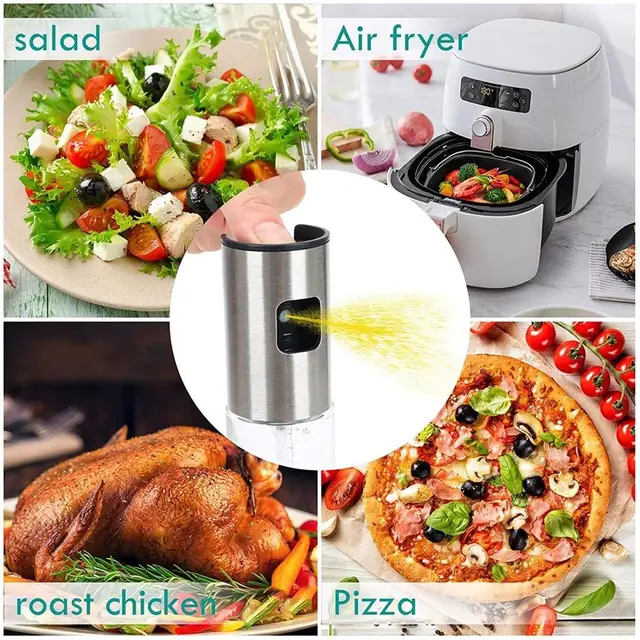 Pulvérisateur D'huile D'olive De Cuisine, Bouteille Vide, Bouteille De  Vinaigre, Distributeur D'huile, Étanche, Pour Salade, Bbq, Verre De Cuisson  - Lots D'ustensiles De Cuisine - AliExpress