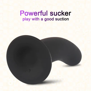 Suction Cup Dildo 3 Sizes Small Middle Big Black Dildo Soft Penis For Women Men Anal Dildos Gay Butt Sex Products 3