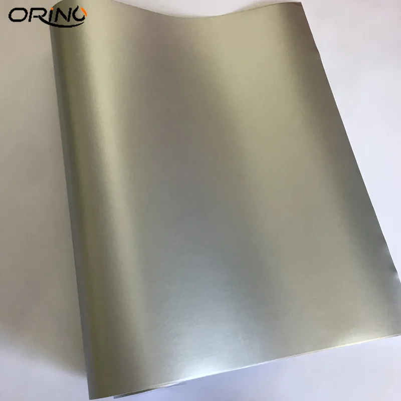 Silver Matt Metallic Vinyl Wrap Sticker-1