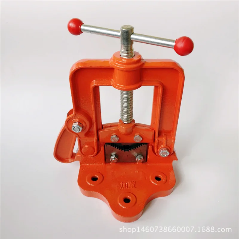 

Manufacturers Direct Selling Pressure Clamp Heavier Type Pipe Table Vice long men qian Portal Frame Hardware Pipeline Large Amou
