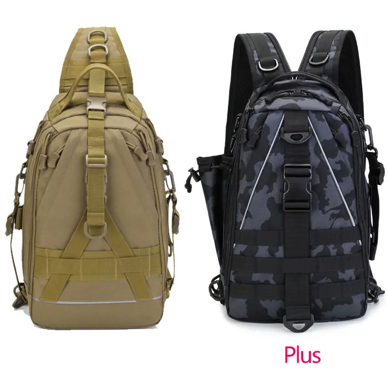Günstig Männer Brust Tasche Wandern Schulter Sling Pack Reise Camouflage Camping Taille Taschen Bergsteigen Radfahren Blaso Mochila Sport XA839WA