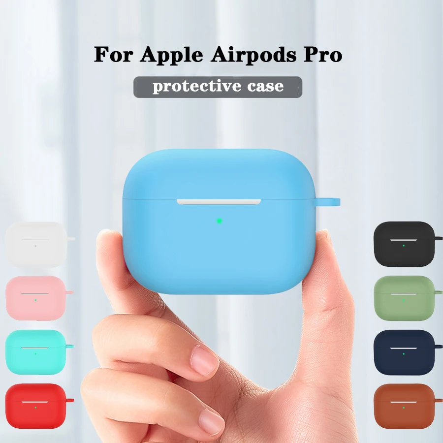 Силиконовый чехол для Airpods Pro беспроводного телефона Apple AirPods гарнитуры |