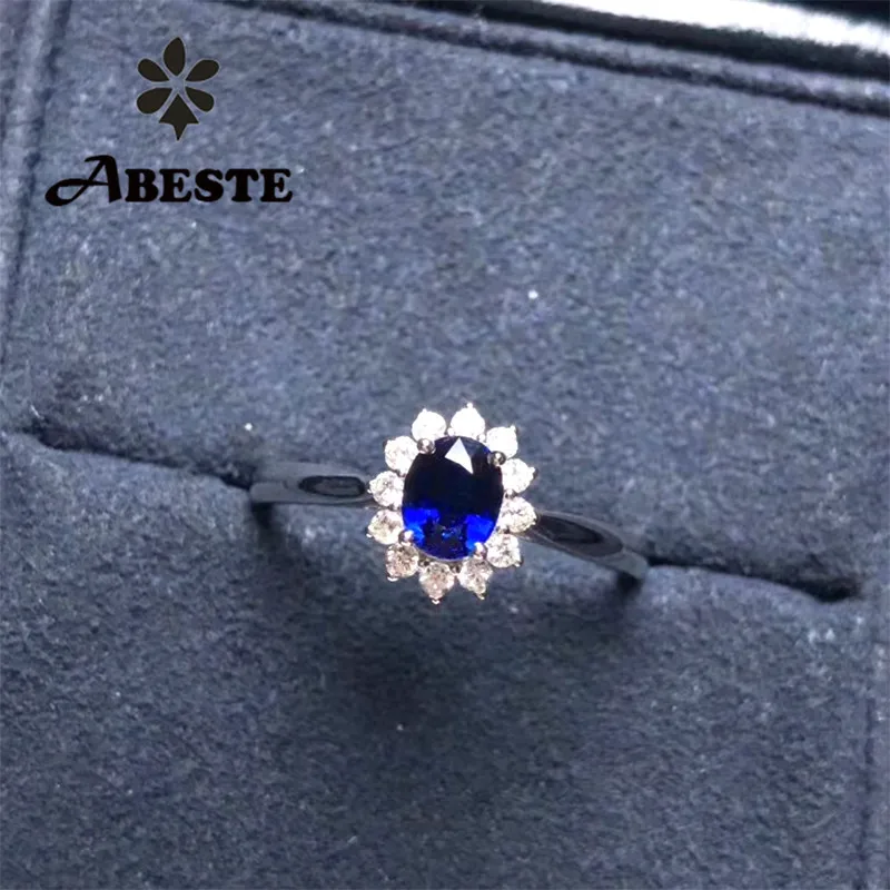Классическое Обручальное Кольцо ANI 18K из белого золота роскошное кольцо овальной