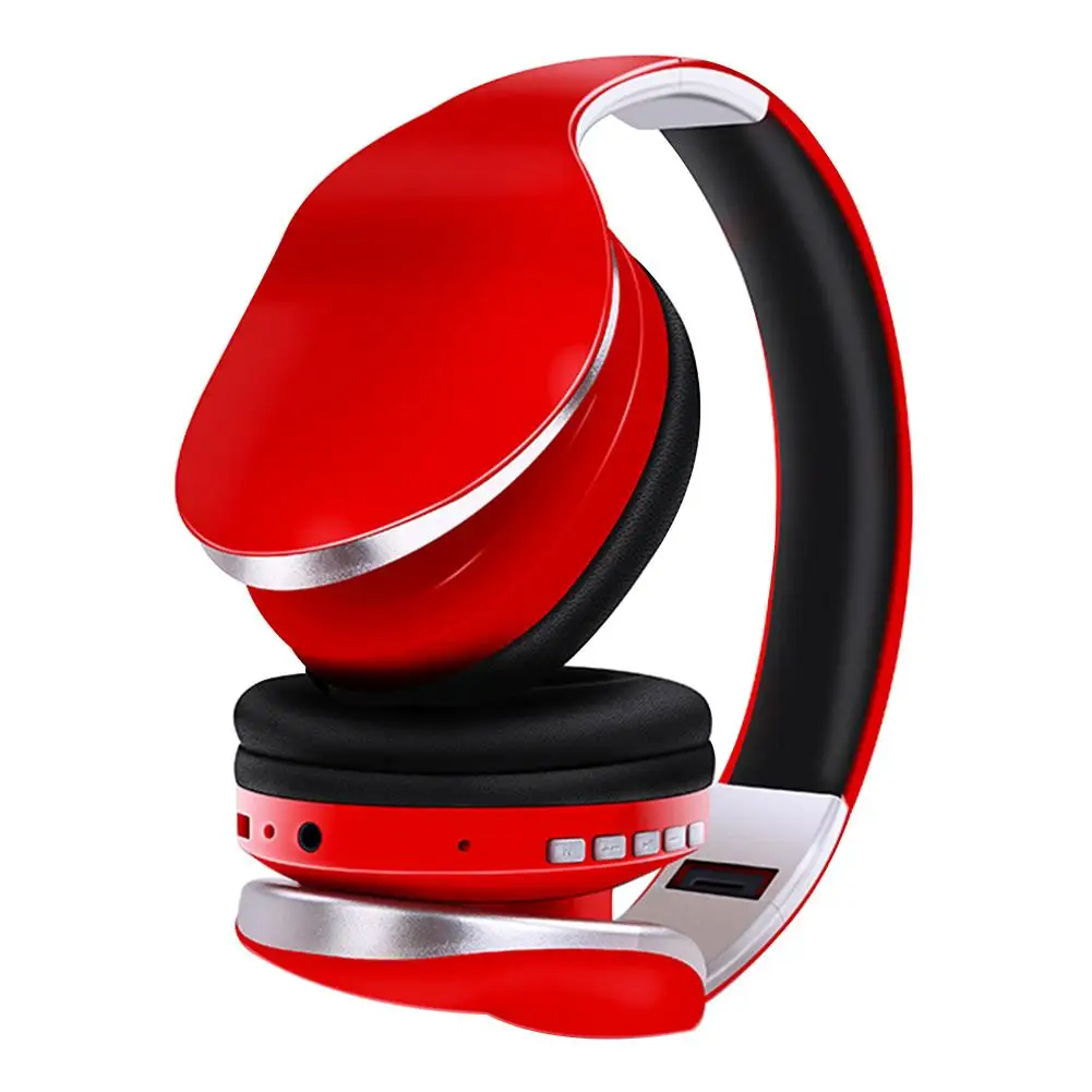 Wireless Bluetooth 5 0 Heavy Bass Headphone HiFi Stereo Sport Headset with Mic