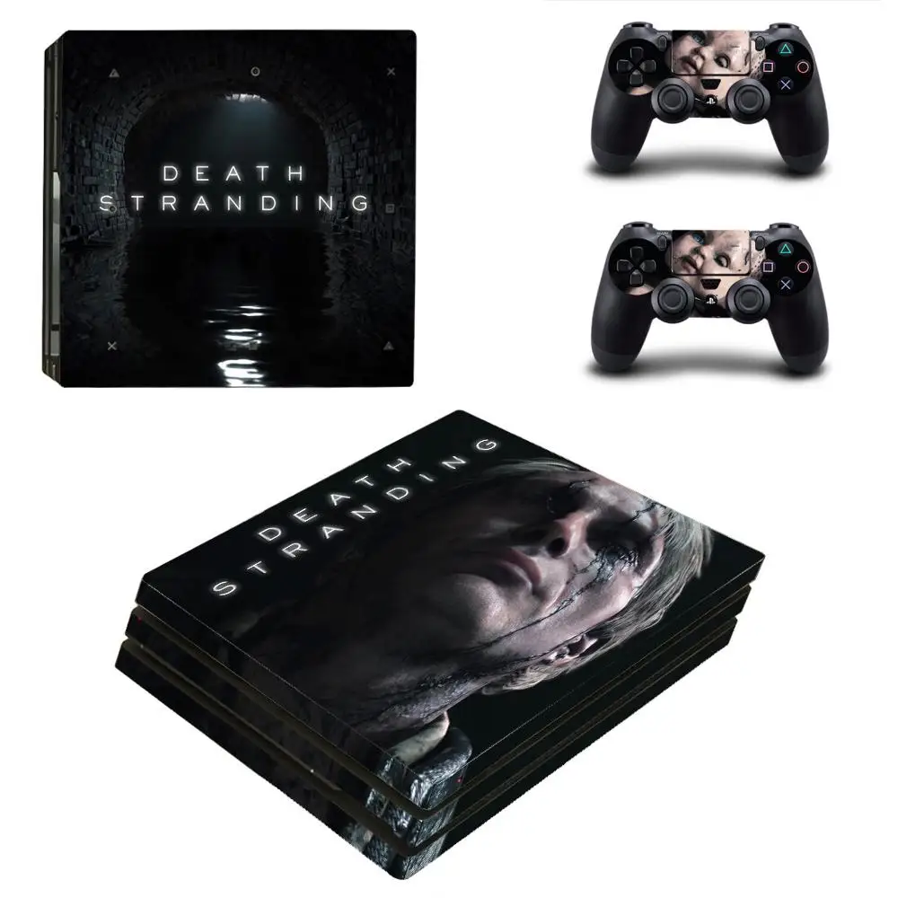 Игра Death Stranding PS4 Pro стикер кожи для playstation 4 консоль и контроллер наклейка PS4 Pro Кожа Наклейка Винил - Цвет: YSP4S-3627