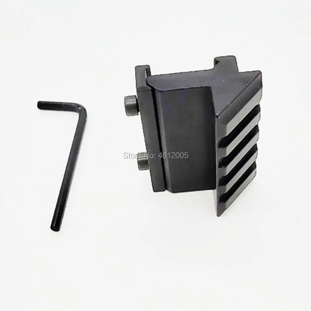 Sporting Goods 45° Offset Angle 20MM Picatinny Weaver Rail Mount For