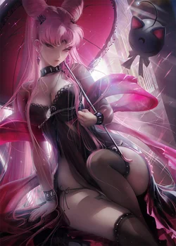 

Wall Art Canvas Painting Modular Canvas Picture Sexy Sailor Moon Animation Painting Poster Home Living Room Decor