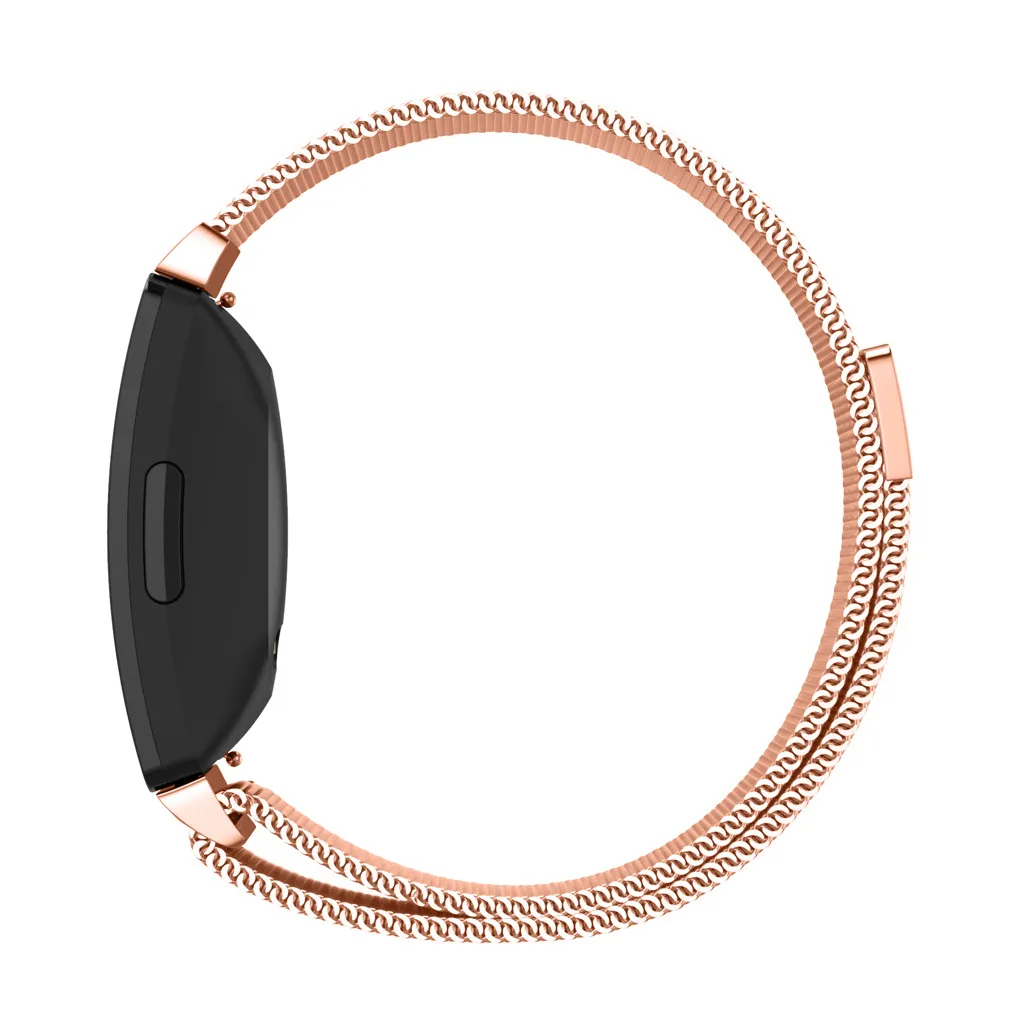 Миланские часы из нержавеющей стали ремешок браслет+ пленка для Fitbit Inspire Смарт часы браслет подходит для 155 мм-215 мм запястья