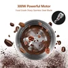 Multipurpose Electric Coffee Bean Grinder with 2 Removable Dry and Wet Cups Stainless Steel Miller for Seeds Spices Herbs Nuts 3