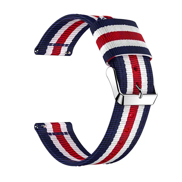Durable Canvas Nylon Watchband – Versatile 20mm & 22mm Sizes
