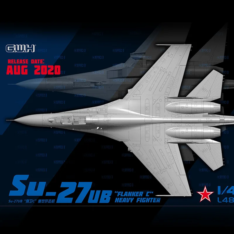 Great Wall Hobby L4827 1/48 러시아 Su-27UB, Flanker- C 헤비 파이터 체중계 모델 키트