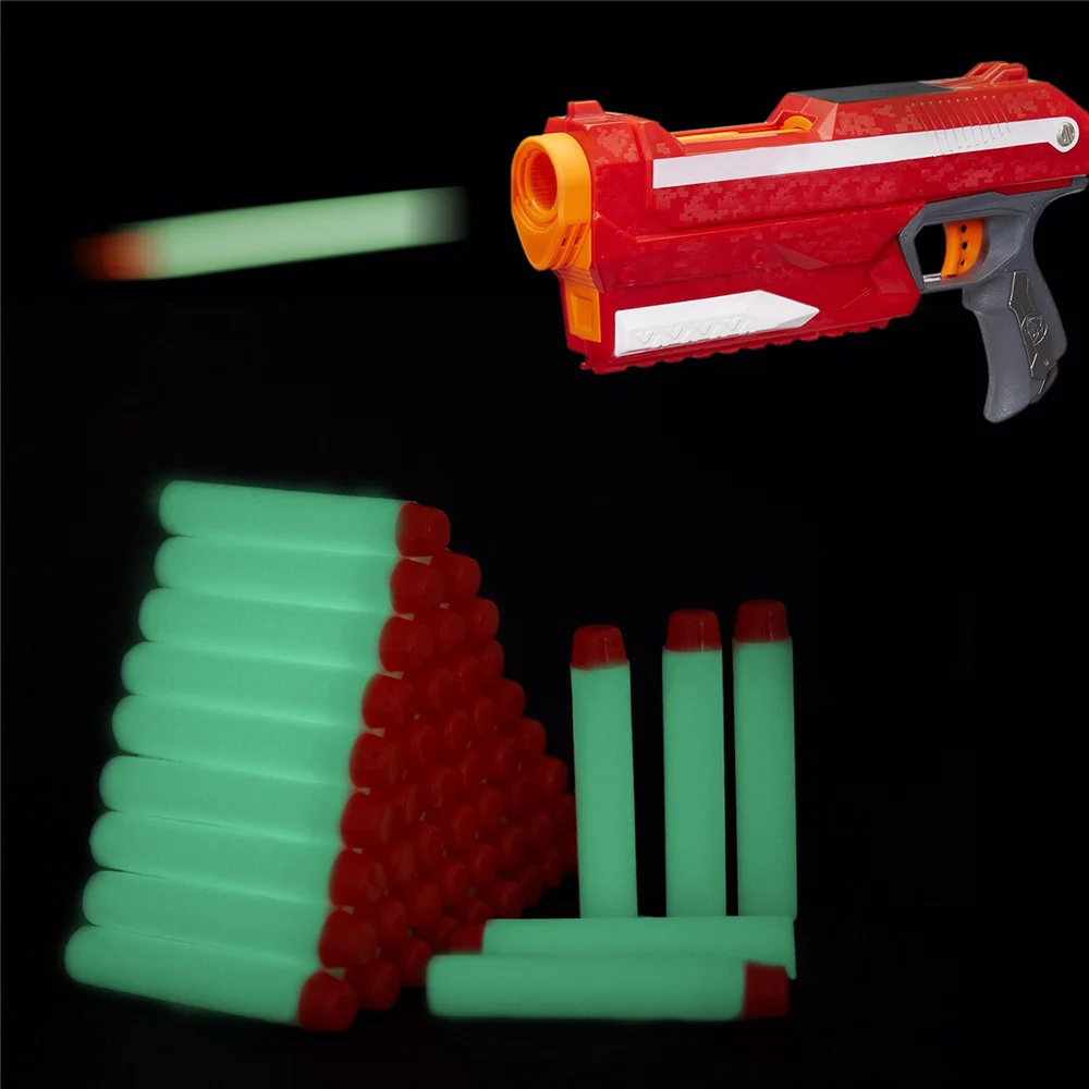 400Pcs Gun Soft Refill Bullets Rundkopf Nachfüll Refill für Nerf Elite N-Strike 