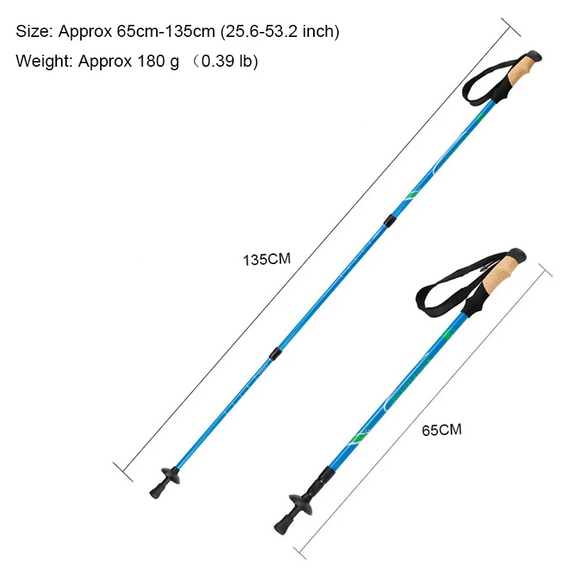 2 шт./лот Сверхлегкий палки для скандинавской ходьбы телескопические углерода треккинг полюса противоударной защитной плёнки для Пеший Туризм Восхождение в скандинавском стиле трости