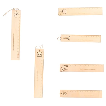 

Cute Vintage Wooden Ruler Student Prizes Korea Creative Stationery Length 15cm Rulers School Supplies Wholesale