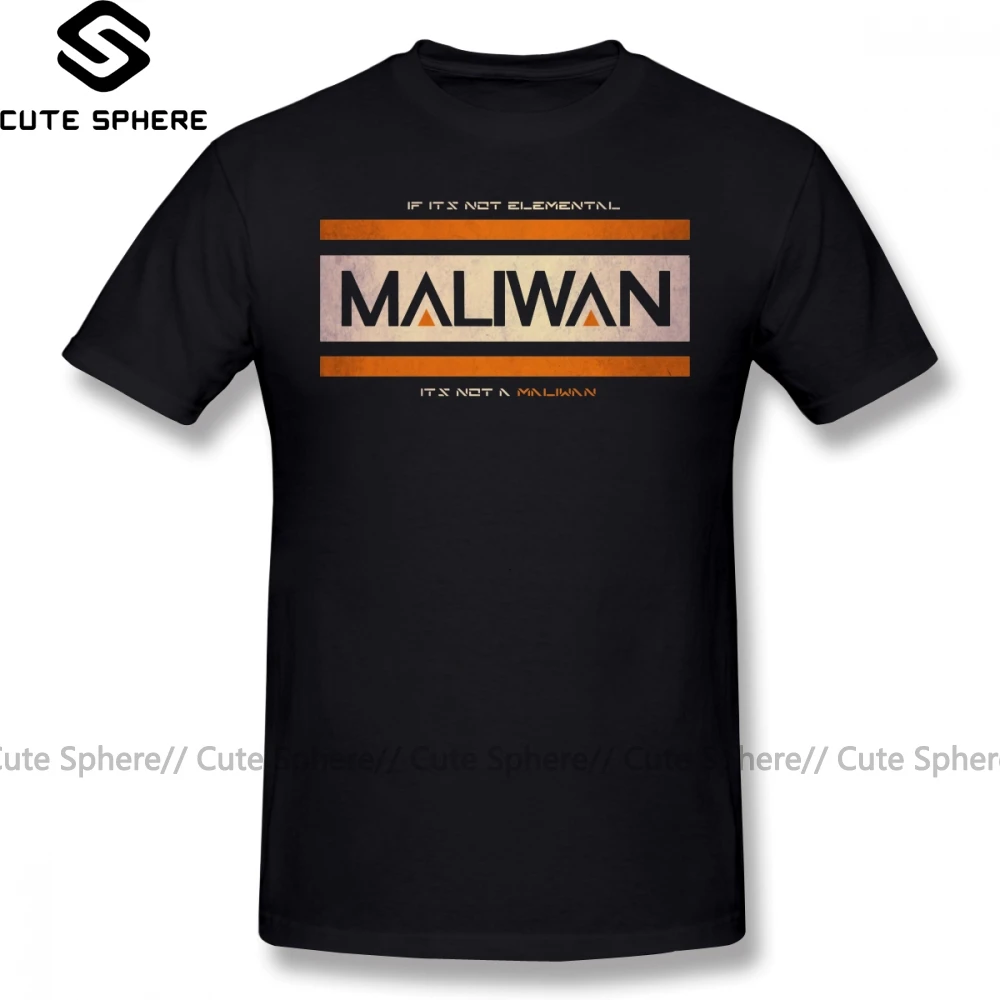 

Borderlands T Shirt IF IT S NOT ELEMENTAL IT S NOT A MALIWAN T-Shirt 100 Percent Cotton Graphic Tee Shirt Plus size Fun Tshirt