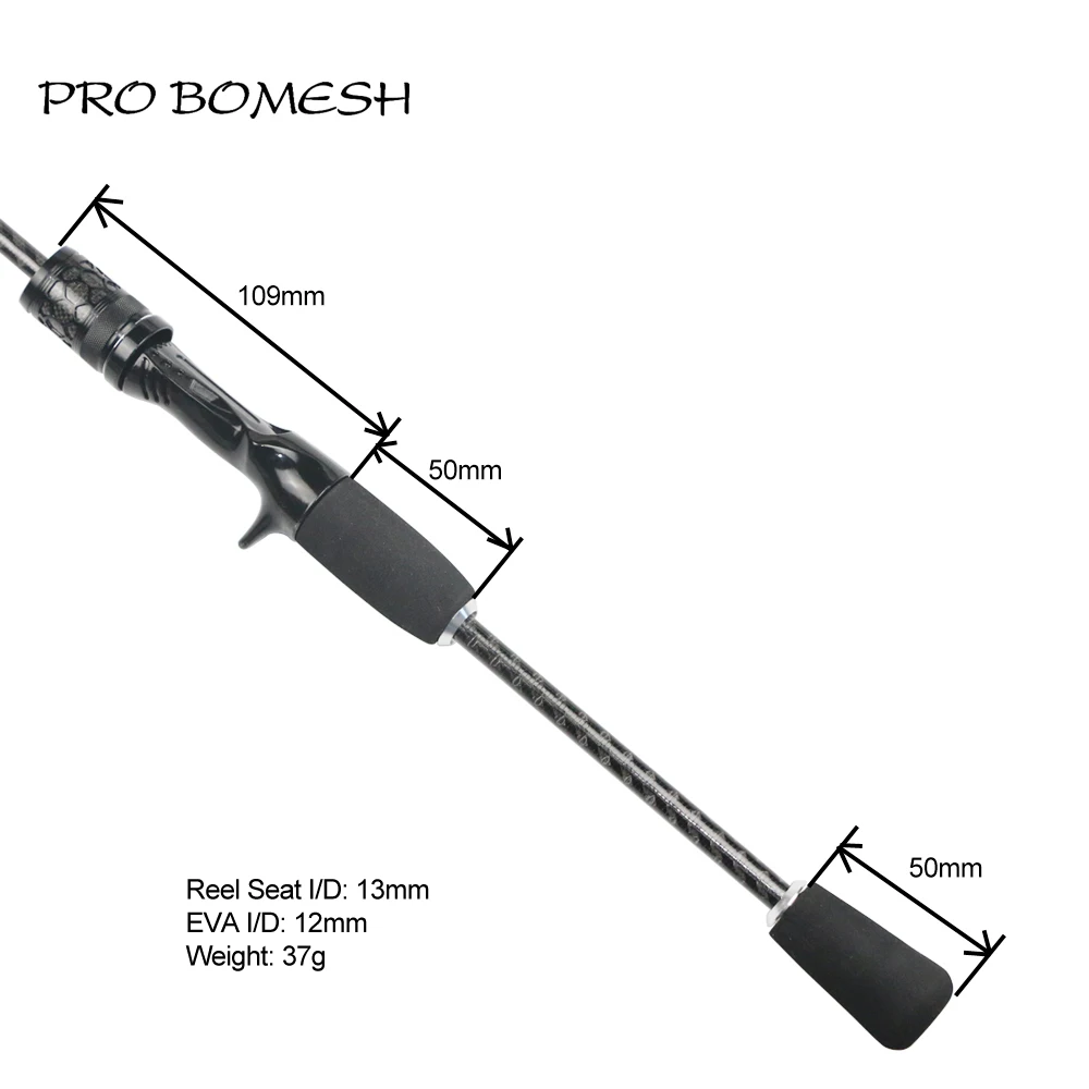 Pro Bomesh 1 комплект 37 г алюминиевая запорная гайка литейная катушка сиденье EVA ручка
