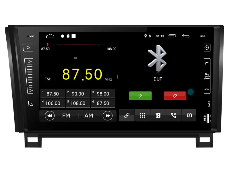 Автомобильный мультимедийный плеер ips экран монитор gps навигационная лента рекордер Bluetooth Android 9,0 для Toyota Tundra Sequoia Авто Аудио