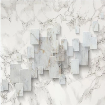 

3d three-dimensional simple polygonal marble wallpapers mosaic background wall modern wallpaper for living room