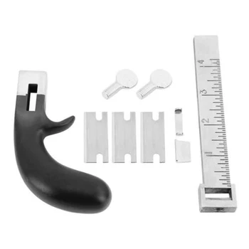 

1pc Draw Gauge Professional Leather Cutter Strip Belt Hand Hand Strap Machine