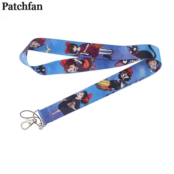 

20pcs/lot Patchfan cartoon lanyards for key mobile phone straps necklace holders webbing ribbons keychain A2356