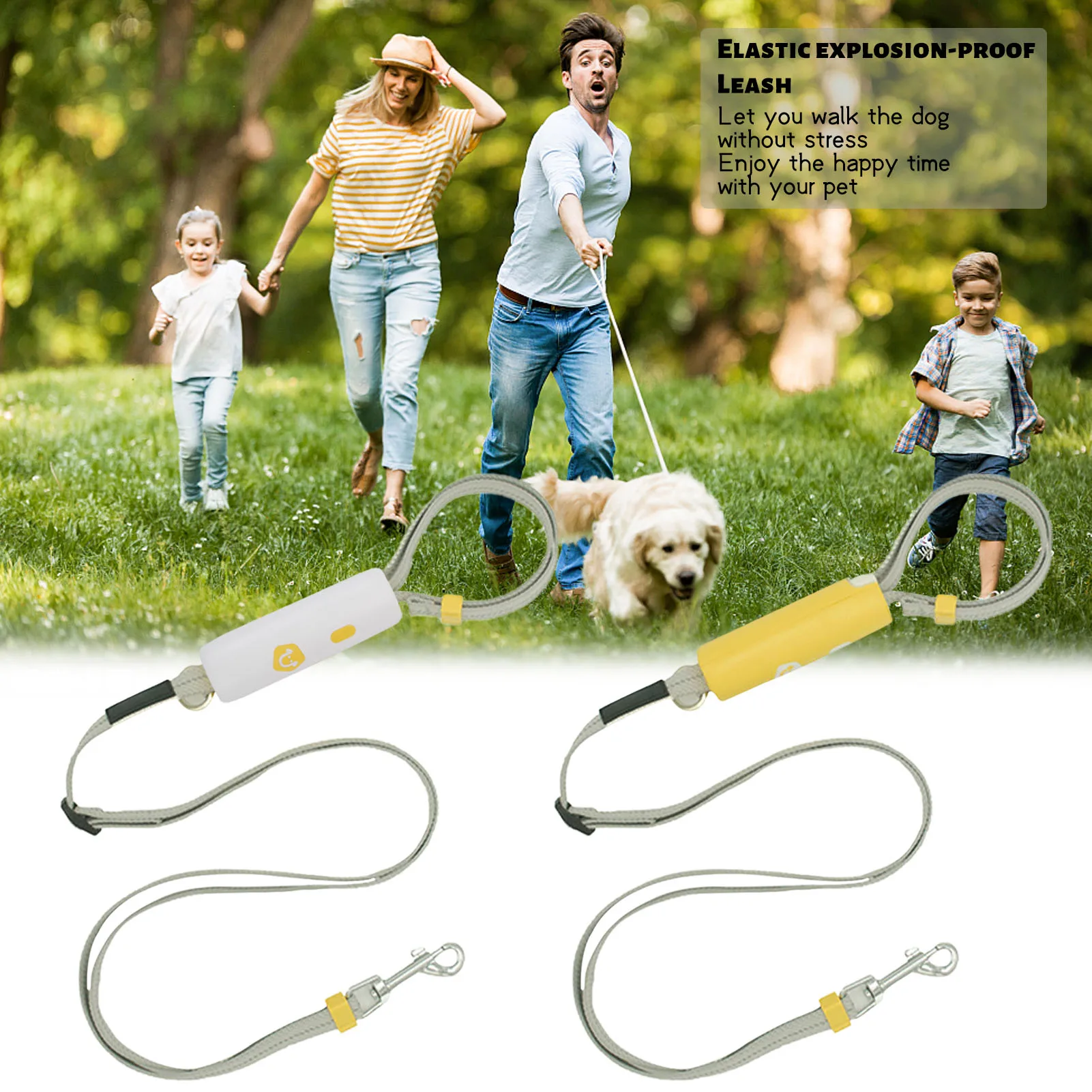 Strong Pet Dog Leash For Large Dogs Durable Nylon Retractable Big Dog