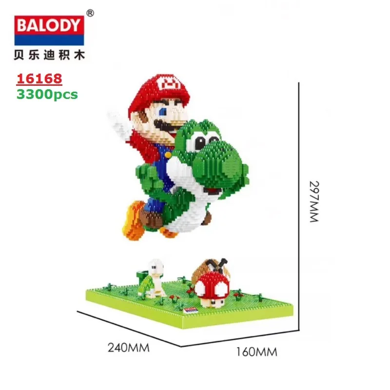 Мини кубики Balody игрушки для строительства набор мультяшных фигурок Аниме