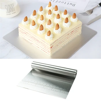 

TTLIFE Stainless Steel Dough Cutter Cake Shovel Pizza Scraper Fondant Cake Decoration Tool Kitchen Accessories Baking Knife Tool