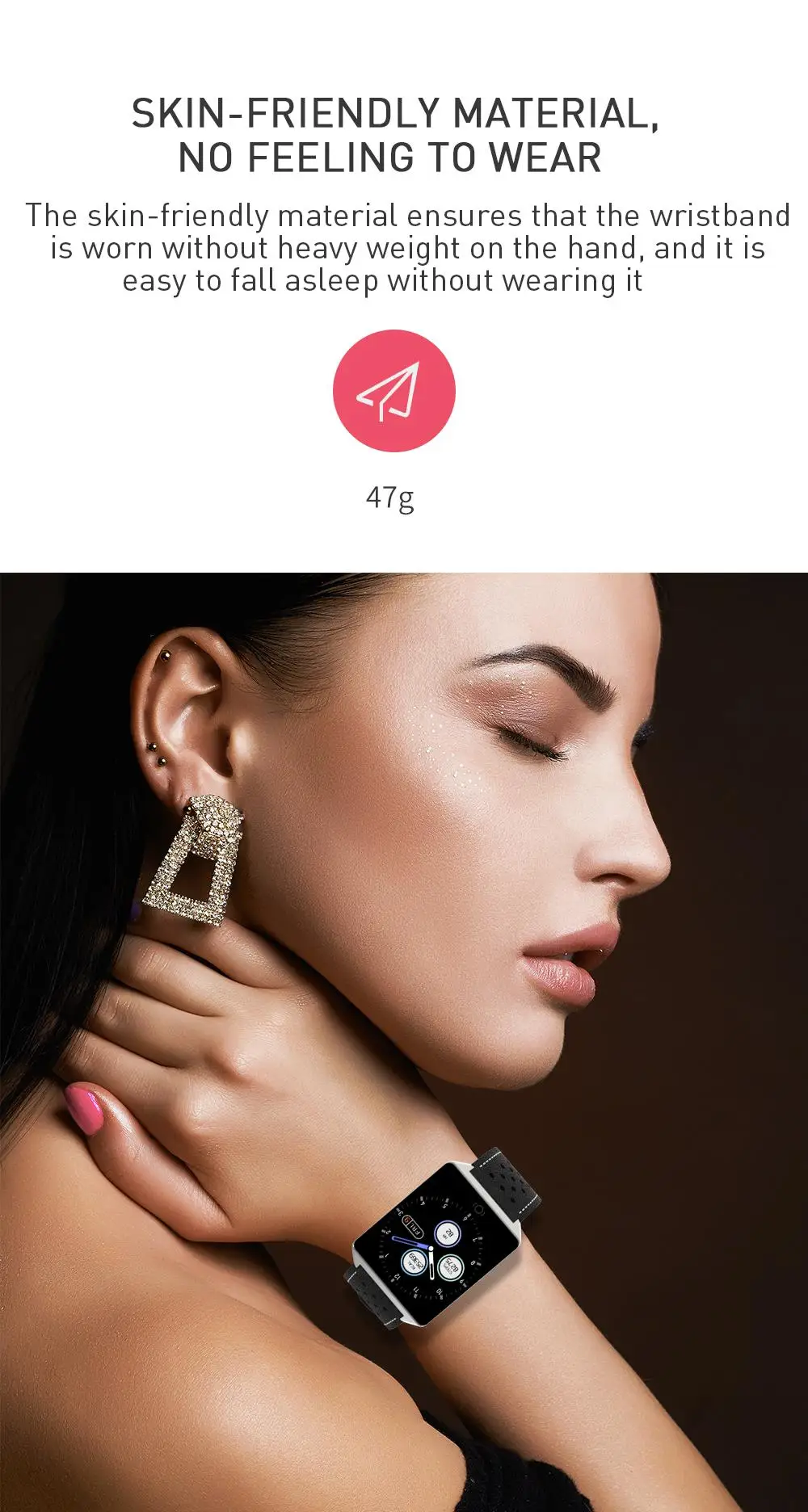 CK19 Smartwatch IP67 Waterproof Wearable Device Bluetooth Pedometer Heart Rate Monitor Color Display Smart Watch For AndroidIOS (5)