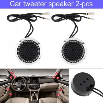 

2pcs 150W 12V 25mm High Efficiency Mini Dome Tweeter Stereo Speakers for Car Audio System