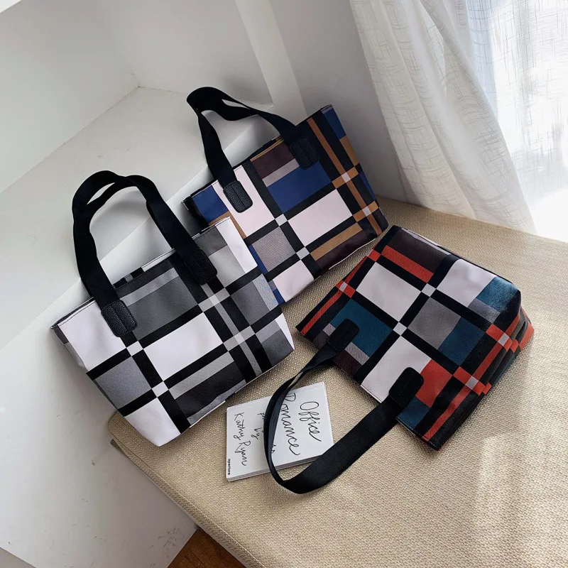 

Bag Women's 2019 Autumn New Style Large-Volume Simple Shoulder Bag Big Bag Versatile Women's Pattern Hand Bag