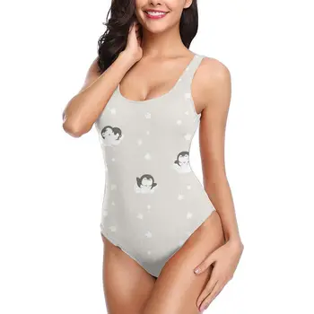 

Sexy Bikinis Bikini 2020 Hot Sale Swimsuit Female SwimwearCute Cartoon Penguin Cloud And Star Women Biquini