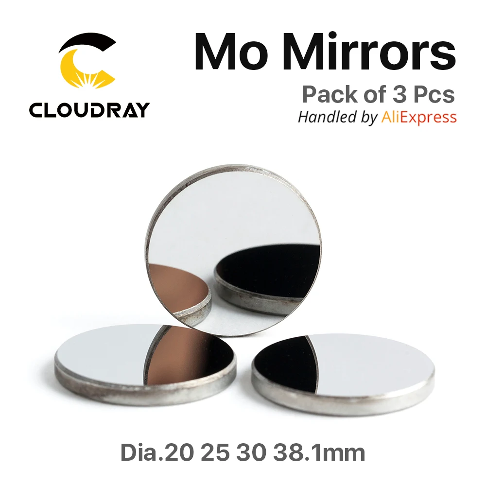 

High Quality Molybdenum Reflective Mirror Reflector CO2 Laser Cutting Engraving dia.20mm