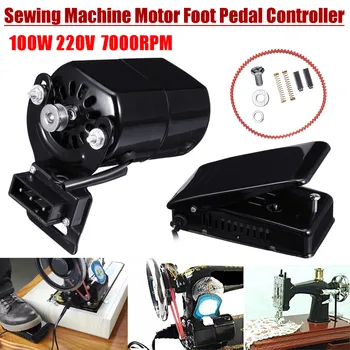 

220v/110V 100W 0.5 Amps Sewing Machine Motor 7000 r/min for Sewing Machine with Foot Pedal Controller Set Handwork Accessories