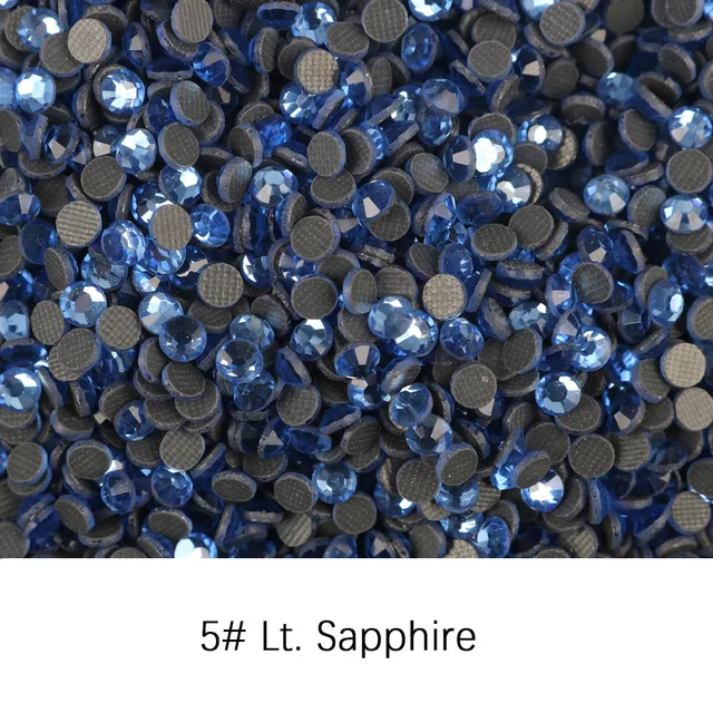 1000 Gross 140,000Pcs  bulk Wholesale Big Pack DMC Hotfix Rhinestones   Crystal Glass  Better Stone With Glue On Stones 05