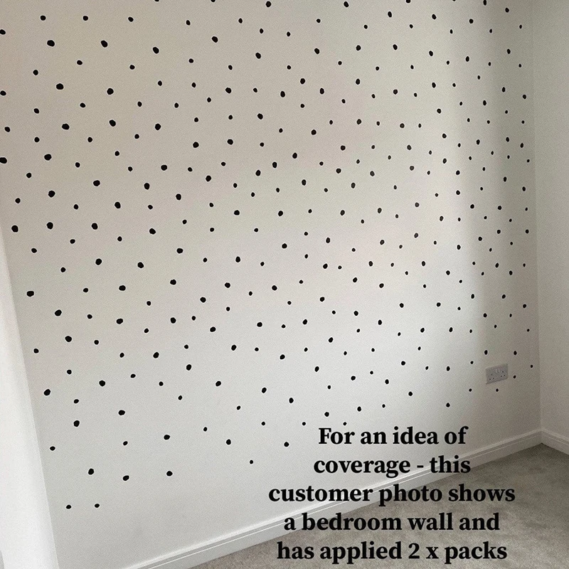 150 Pcs Cute Irregular Dot Shapes Wall Sticker Baby Nursery Kids Room Irregular Dot geometric Pattern Wall Decal Bedroom Vinyl  (3)