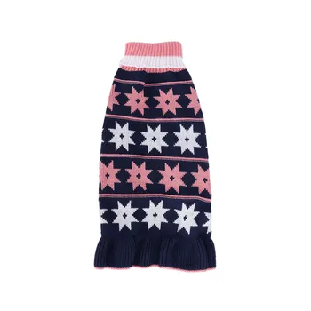 

2019 Star Dog Sweater for Small Dog Warm Autumn Winter Knit Dog Clothes Dress Coat Yorkshire Terrier Puppy Cat Clothes