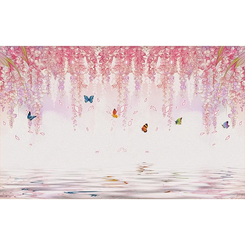 videira borboleta murales decorativos papeis decoracao da 03
