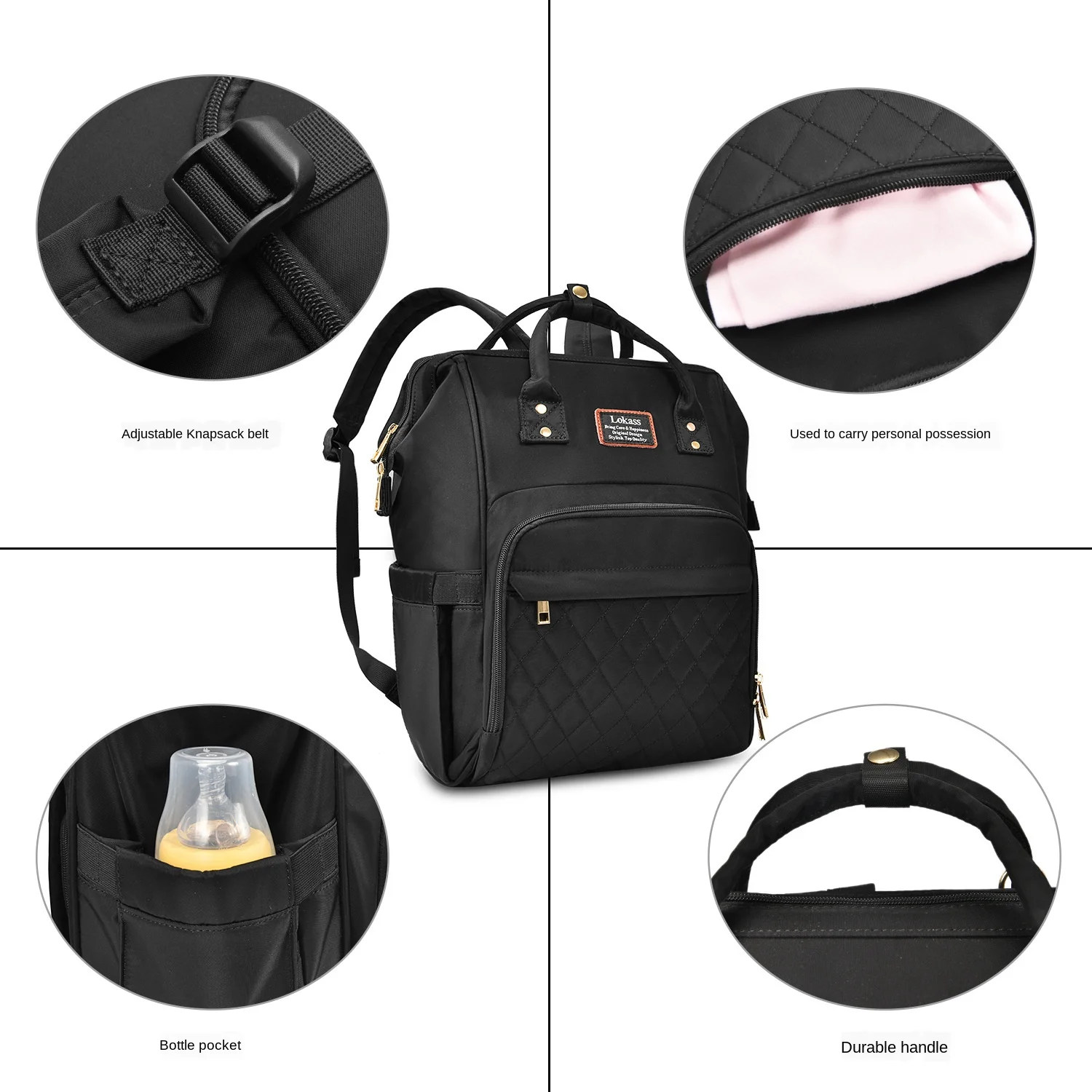 Solid Mummy Maternity Nappy Bag Large Capacity Baby Diaper Bag for Stroller Travel Backpack Designer Nursing Bag for Baby Care Solid Mummy Maternity Nappy Bag Large Capacity Baby Diaper Bag for Stroller Travel Backpack Designer Nursing Bag for Baby Care