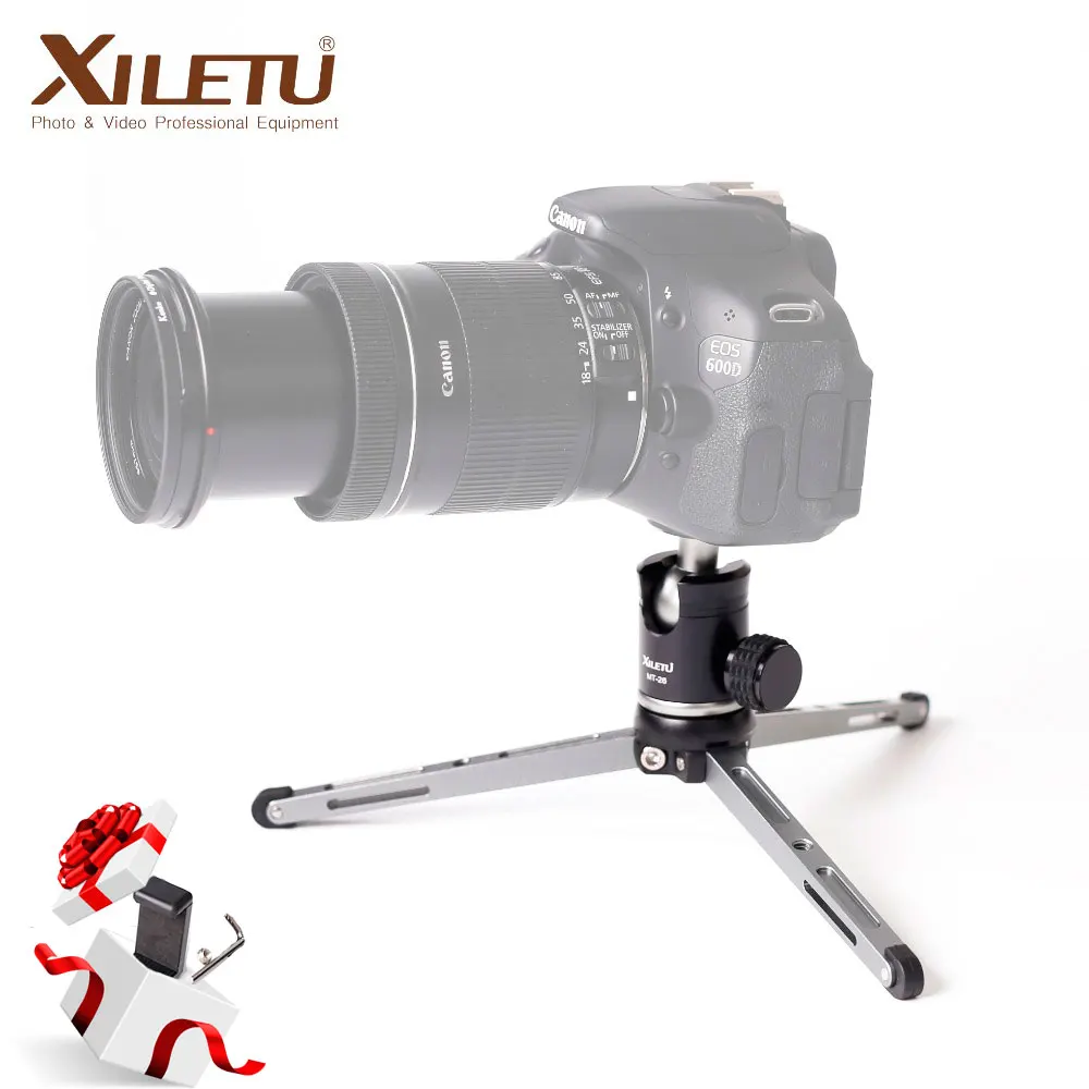 Настольный кронштейн XILETU MT26 + XT15 из алюминиевого сплава настольный мини штатив с