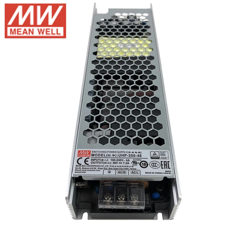 MEAN WELL UHP-350-48 350W 48V Slim Switching Power Supply 110V/220V AC to DC 7.3A Meanwell PFC Transformer | Обустройство дома