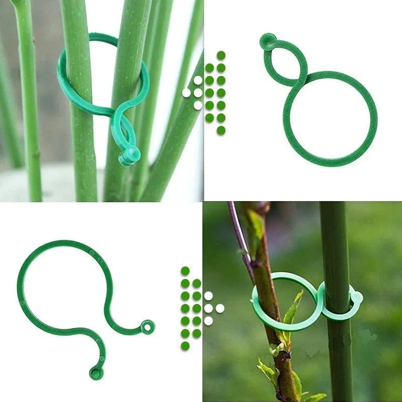 20-50-100PCS-Garden-Plant-Twist-Clip-Ties-Support-Multi-Use-Flowery-Branch-Stalk-Tomato-Fixing.jpg 20/50/100 db Kerti Növényi Csavarkötések Támogassa A Többcélú Virágos Ág Szárát Paradicsom Rögzítő Tartozékait - Image 5
