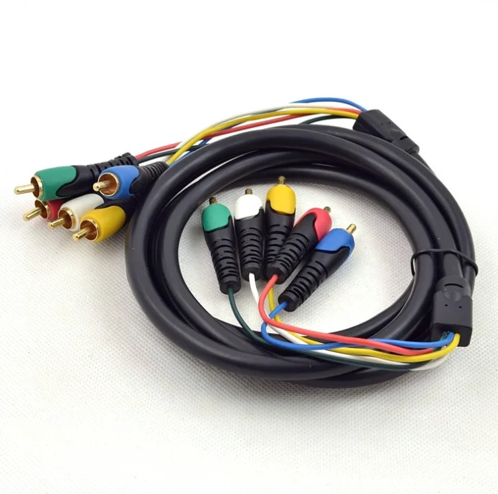 ERE 5-RCA Male to 5RCA Male RGB Ʈ   ̺, hdtv-ݵ RCA-RCA