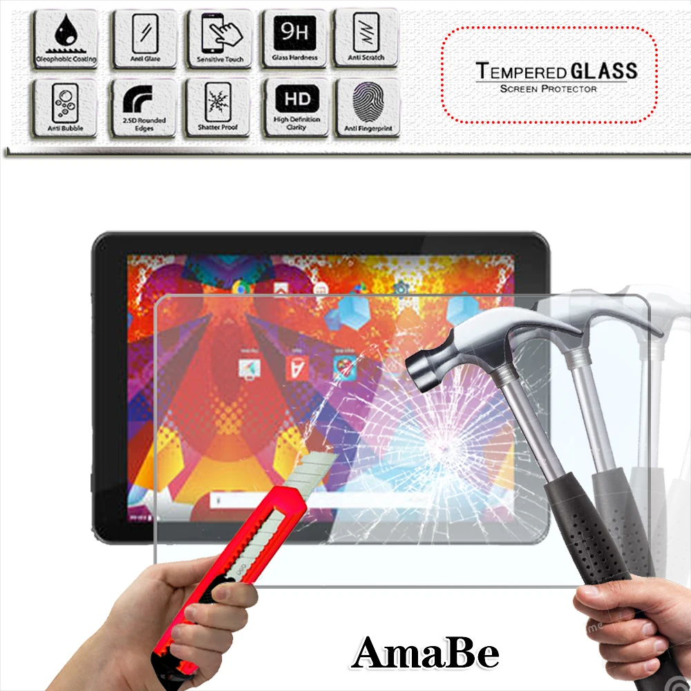 Tempered Glass Screen Protector for Argos Alba 10"/Bush Spira B2 10