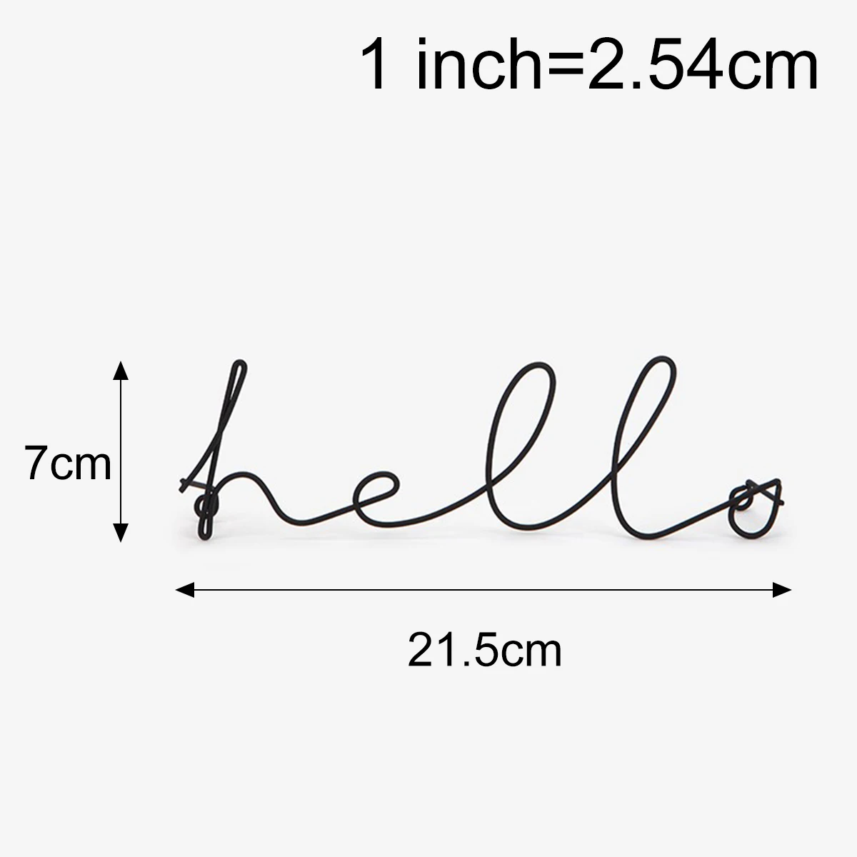 Iron Letters Wall Art Dalal Decor