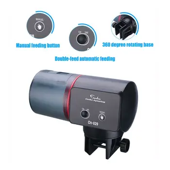 

Large Capacity Automatic Timing Feeder Aquarium Fish Reptile Feeding Device