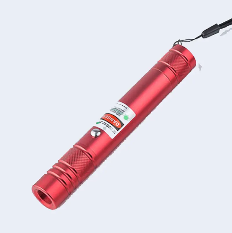 Красный Green Laser USB Rechargeable charging High Power Beam Green Portable 5mW Laser Pointer Pen Powerful light burning laser - Цвет: Красный