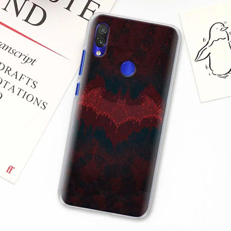 Крутые чехлы для телефонов с логотипом marvel и Бэтменом для Redmi 7 7A 8A K20 Pro 6 6A 5 Plus Redmi Note 5 6 7 8 Pro 8T S2 GO