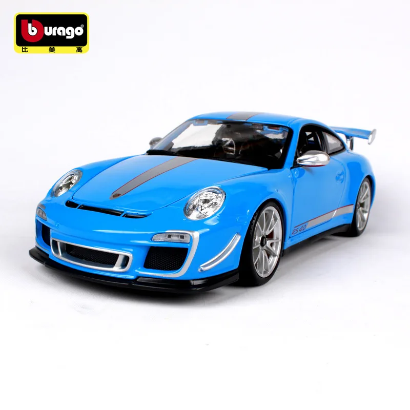 Bburago 1:18 Porsche 911 GT3 модель автомобиля из сплава Модель автомобиля украшение автомобиля коллекция Подарочная игрушка Литье под давлением модель игрушка для мальчиков