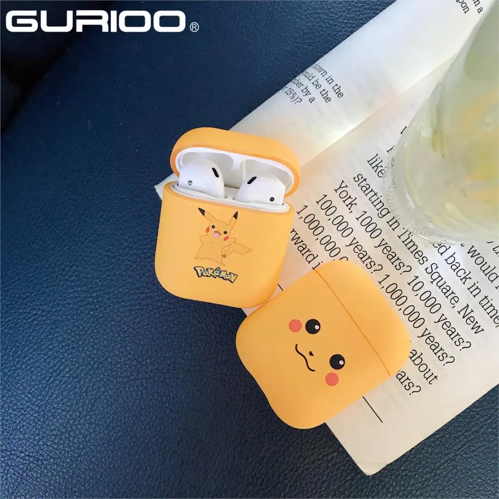 Wireless Bluetooth Earphone Cartoon Cute Pc Case For Apple AirPods Headphones Cases For Airpods 1 2 pc hard Protective Cover