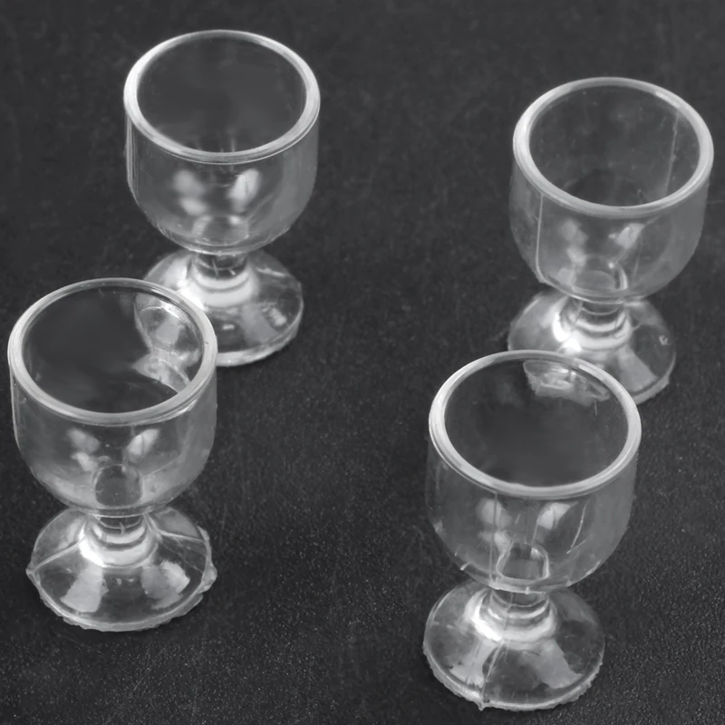 Набор из 4 предметов чашки для бокала красного вина с металлической стойкой